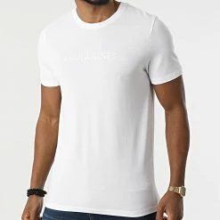 Nouveau 🥰 Tee 👕 Shirt Charles Blanc de Jack And Jones 🔥
