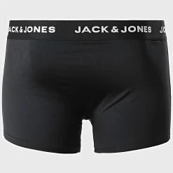 Remise ❤️ Lot De 3 Boxers Microfibre Base Noir de Jack And Jones 💯 -Jack And Jones Soldes jack and jones 298867 12204876 BLACK BLACK BI 20220125T153104 03