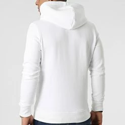 De gros 💯 Sweat Capuche Blabranson Blanc de Jack And Jones ❤️ -Jack And Jones Soldes jack and jones 299068 12206645 WHITE 20220125T160457 04