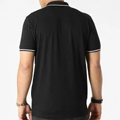 Meilleure affaire 😀 Polo Manches Courtes Tons Noir de Jack And Jones 🔥 -Jack And Jones Soldes jack and jones 299092 12186778 BLACK 20220124T160405 04