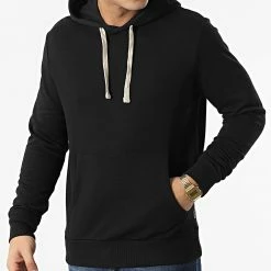 Coupon 🌟 Lot De 2 Sweats Capuche Holmen Noir Gris Chiné de Jack And Jones 👍 -Jack And Jones Soldes jack and jones 299284 12209166 BLACK BLACK LGM 20220121T153229 03