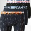 Vente flash 😍 Lot De 3 Boxers Henrik Noir Bleu Marine de Jack And Jones 🎉