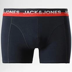 Meilleure vente 😍 Lot De 3 Boxers Rewind Bleu Marine Noir Gris Chiné de Jack And Jones ⌛ -Jack And Jones Soldes jack and jones 299319 12105573 NAVY BLAZER BLACK LI 20220121T161036 03