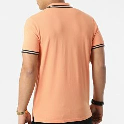 Meilleure vente 👍 Polo Manches Courtes Nery Orange Clair de Jack And Jones 😀 -Jack And Jones Soldes jack and jones 299333 12200511 SHELL CORAL STANDARD 20220121T160320 04