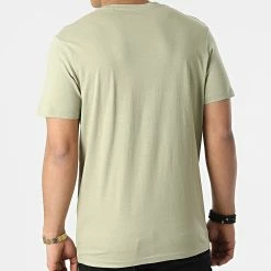 Grosses soldes 😀 Tee 👕 Shirt Miller Vert Kaki Clair de Jack And Jones 😀 -Jack And Jones Soldes jack and jones 299489 12199654 TEA 20220125T161935 04