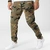 Nouveau ✨ Pantalon Cargo Marco Joe Vert Kaki Camouflage de Jack And Jones 🤩
