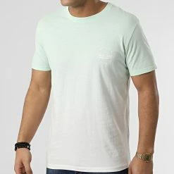 Tout neuf 🧨 Tee 👕 Shirt Tarif Vert Clair Blanc Dégradé de Jack And Jones 👍