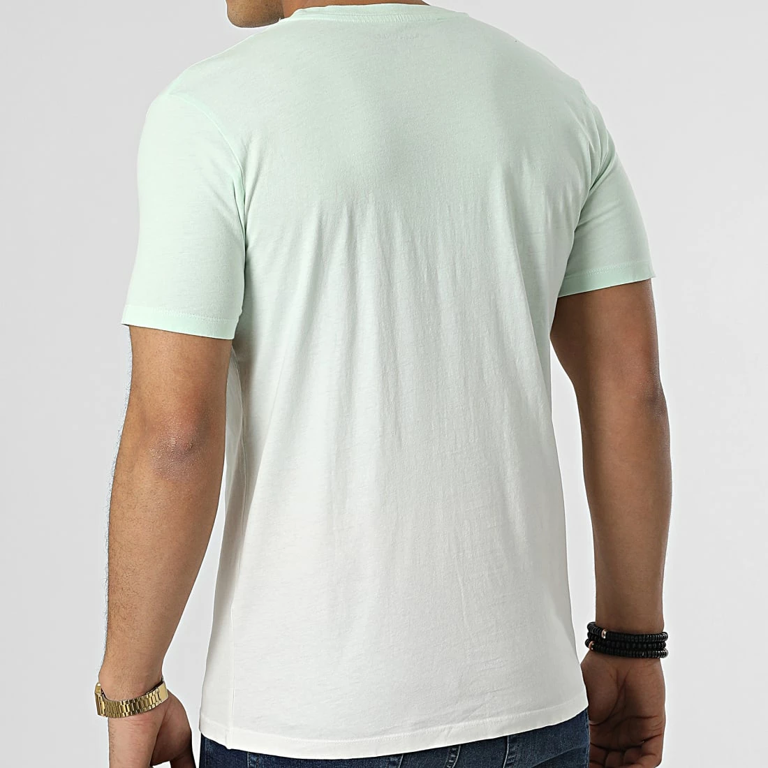 Tout neuf 🧨 Tee 👕 Shirt Tarif Vert Clair Blanc Dégradé de Jack And Jones 👍 4 Tout neuf 🧨 Tee 👕 Shirt Tarif Vert Clair Blanc Dégradé de Jack And Jones 👍 – Image 4
