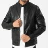 Acheter 🎉 Veste Biker Leon Noir de Jack And Jones 👍