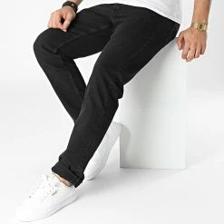 Meilleur prix 😀 Jean Regular Fit Chris Original Noir de Jack And Jones ❤️ -Jack And Jones Soldes jack and jones 299927 12168656 BLACK DENIM 20220126T143150 03