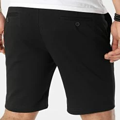 Vente flash 👏 Short Chino Phil Noir de Jack And Jones 😀 -Jack And Jones Soldes jack and jones 299945 12175152 BLACK 20220126T154848 04