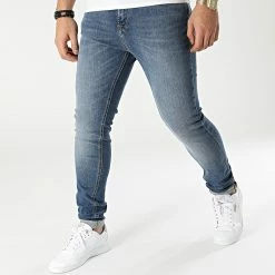 Nouveau 🛒 Jean Skinny Pete Original Bleu Denim de Jack And Jones 💯