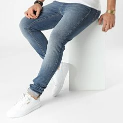 Nouveau 🛒 Jean Skinny Pete Original Bleu Denim de Jack And Jones 💯 -Jack And Jones Soldes jack and jones 299954 12195547 BLUE DENIM 20220126T143409 03