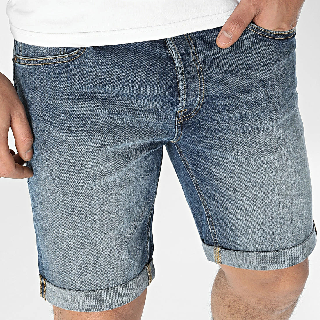 Offres 😍 Short Jean Rick Original Bleu Denim de Jack And Jones 👏 3 Offres 😍 Short Jean Rick Original Bleu Denim de Jack And Jones 👏 – Image 3