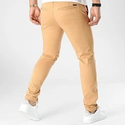 Budget 😍 Pantalon Chino Slim Marco Bowie Camel de Jack And Jones 🔔 -Jack And Jones Soldes jack and jones 300635 12202913 DOE 20220223T142639 04