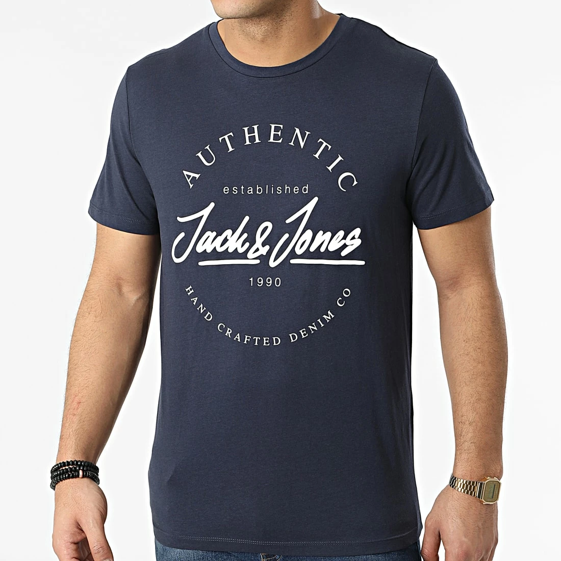 Top 10 😉 Tee 👕 Shirt Dusty Bleu Marine de Jack And Jones 🧨 1 Top 10 😉 Tee 👕 Shirt Dusty Bleu Marine de Jack And Jones 🧨