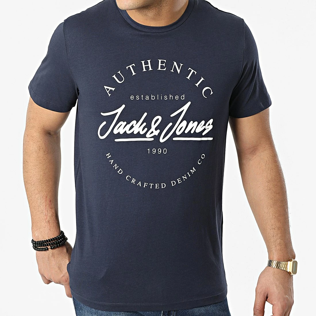 Top 10 😉 Tee 👕 Shirt Dusty Bleu Marine de Jack And Jones 🧨 3 Top 10 😉 Tee 👕 Shirt Dusty Bleu Marine de Jack And Jones 🧨 – Image 3