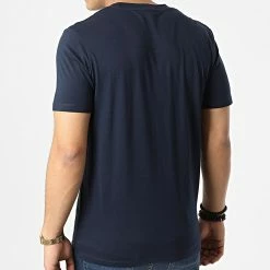 Meilleure affaire 😉 Tee 👚 Shirt Tons Upscale Bleu Marine de Jack And Jones 👏 -Jack And Jones Soldes jack and jones 300810 12205107 NAVY BLAZER STANDARD S 20220203T155638 04