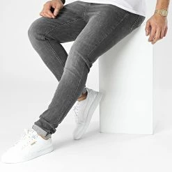 Remise ✔️ Jean Skinny Pete Original Noir de Jack And Jones 😀 -Jack And Jones Soldes jack and jones 300820 12203067 BLACK DENIM 20220202T160008 03