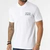 Meilleure affaire ❤️ Polo A Manches Courtes Charles Blanc de Jack And Jones ✔️