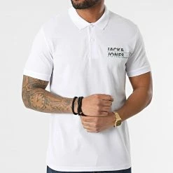 Meilleure affaire ❤️ Polo A Manches Courtes Charles Blanc de Jack And Jones ✔️ 6 Meilleure affaire ❤️ Polo A Manches Courtes Charles Blanc de Jack And Jones ✔️ -Jack And Jones Soldes jack and jones 300895 12207498 WHITE 20220203T161231 03