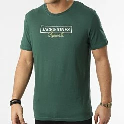 Acheter 🌟 Tee 👕 Shirt Fabian Vert de Jack And Jones ✔️
