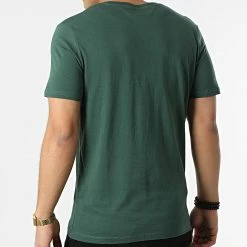 Acheter 🌟 Tee 👕 Shirt Fabian Vert de Jack And Jones ✔️ -Jack And Jones Soldes jack and jones 300908 12207664 TREKKING GREEN 20220201T144508 04