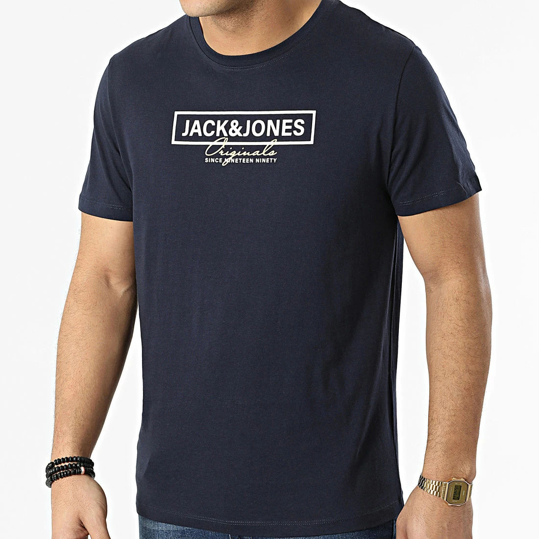 Coupon 🥰 Tee 👚 Shirt Fabian Bleu Marine de Jack And Jones 💯 1 Coupon 🥰 Tee 👚 Shirt Fabian Bleu Marine de Jack And Jones 💯