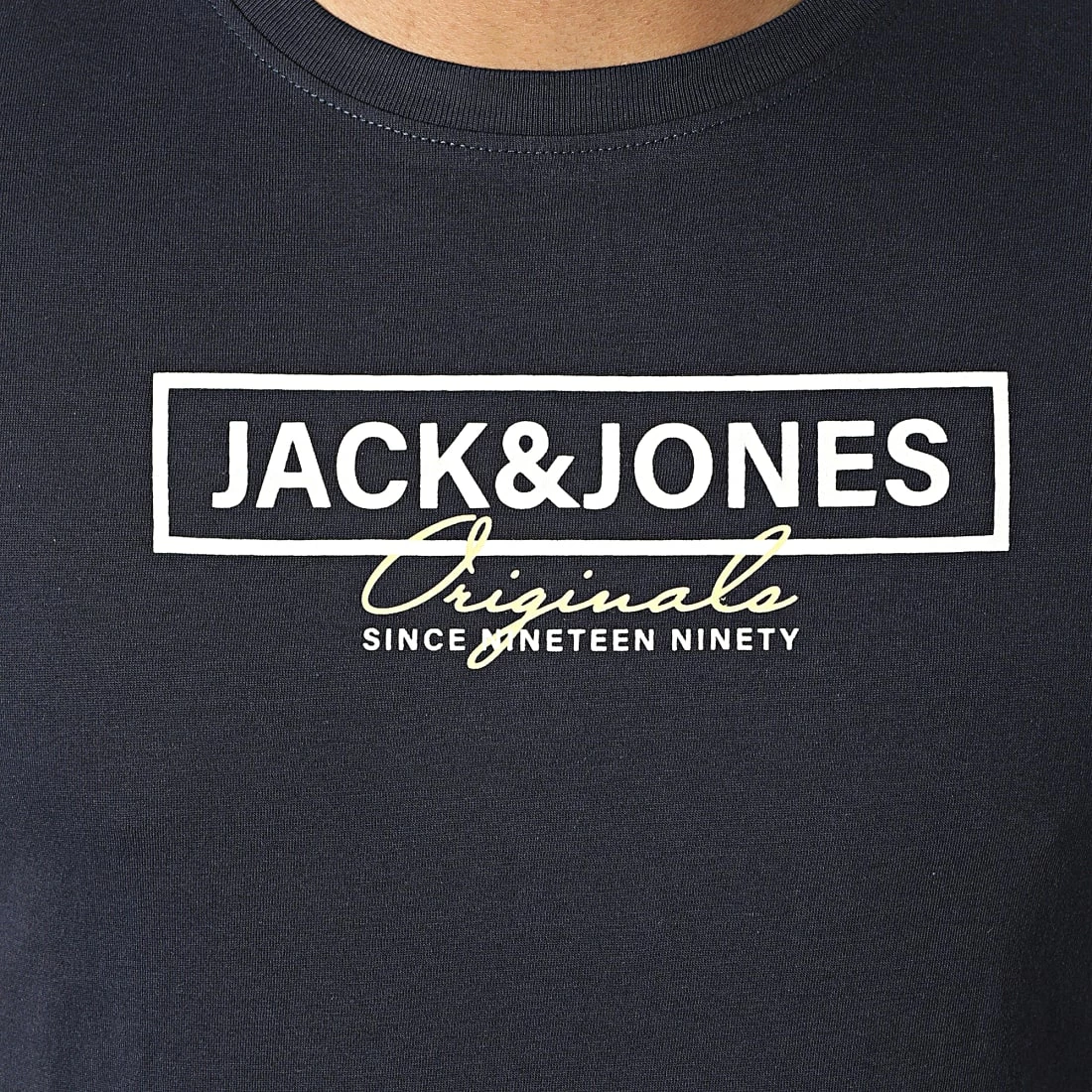 Coupon 🥰 Tee 👚 Shirt Fabian Bleu Marine de Jack And Jones 💯 2 Coupon 🥰 Tee 👚 Shirt Fabian Bleu Marine de Jack And Jones 💯 – Image 2