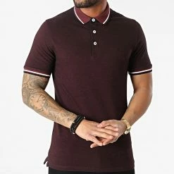 Offres 🎉 Polo A Manches Courtes Paulos Bordeaux Chiné de Jack And Jones 🎁 -Jack And Jones Soldes jack and jones 300981 12136668 PORT ROYALE PLAY1 20220301T143645 03
