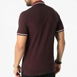 Offres 🎉 Polo A Manches Courtes Paulos Bordeaux Chiné de Jack And Jones 🎁 -Jack And Jones Soldes jack and jones 300981 12136668 PORT ROYALE PLAY1 20220301T143646 04
