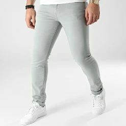 Meilleure vente ❤️ Jean Slim Glenn Icon 12203333 Vert Clair de Jack And Jones 💯