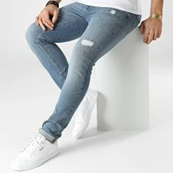 Budget 👏 Jean Skinny Liam Original 12201737 Bleu Denim de Jack And Jones 😀 -Jack And Jones Soldes jack and jones 301124 12201737 BLUE DENIM 20220204T154641 03