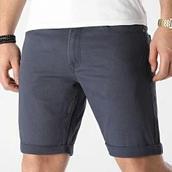 Grosses soldes ⌛ Short Jean Rick Original Bleu Marine de Jack And Jones 🥰