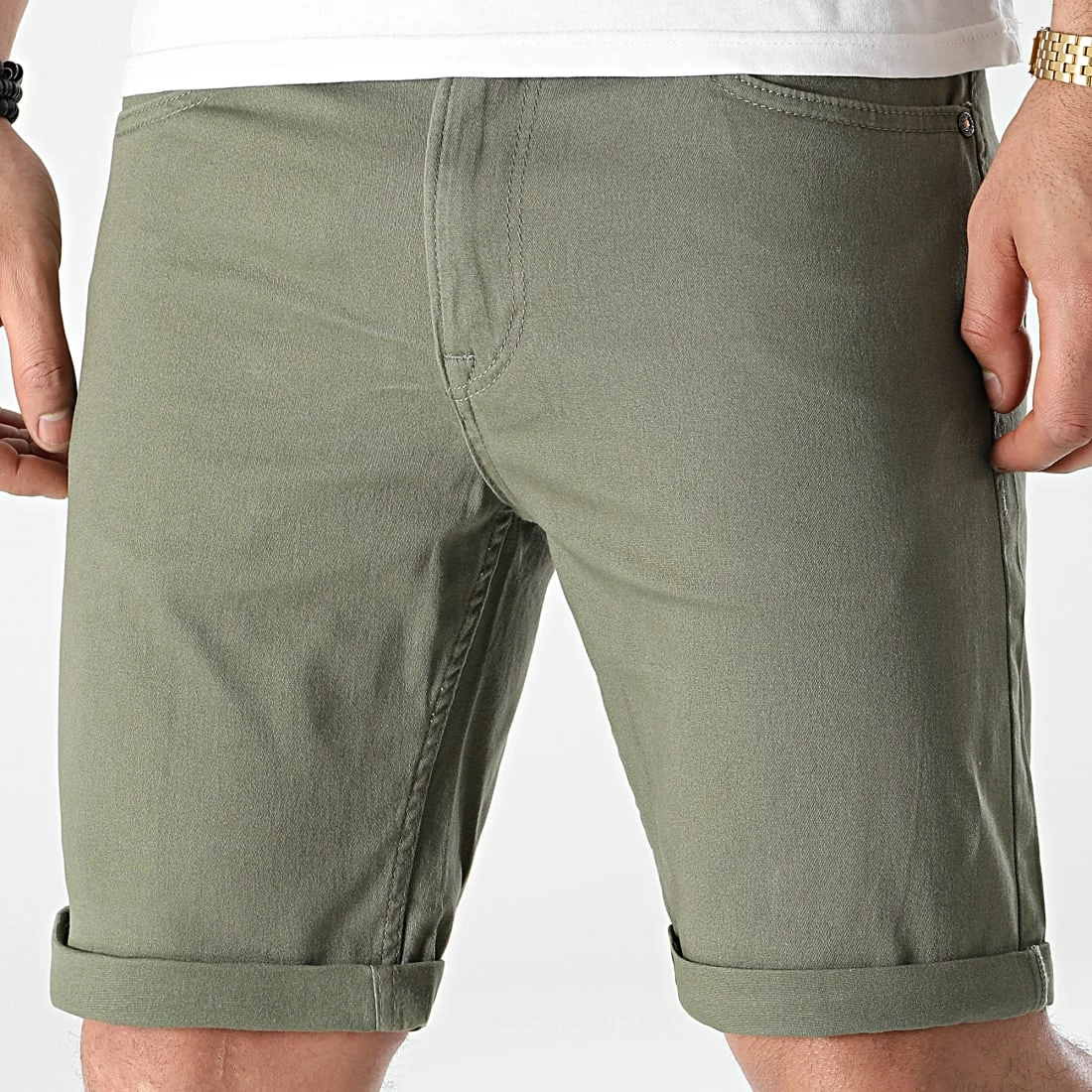 Budget 🎁 Short Jean Rick Original Vert Kaki de Jack And Jones 😉 1 Budget 🎁 Short Jean Rick Original Vert Kaki de Jack And Jones 😉