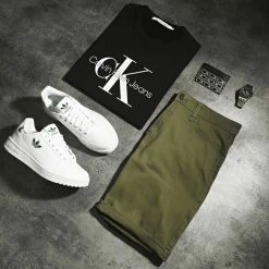 Budget 🎁 Short Jean Rick Original Vert Kaki de Jack And Jones 😉 9 Budget 🎁 Short Jean Rick Original Vert Kaki de Jack And Jones 😉 -Jack And Jones Soldes jack and jones 301663 12201546 DUSTY OLIVE 20220309T150816 05