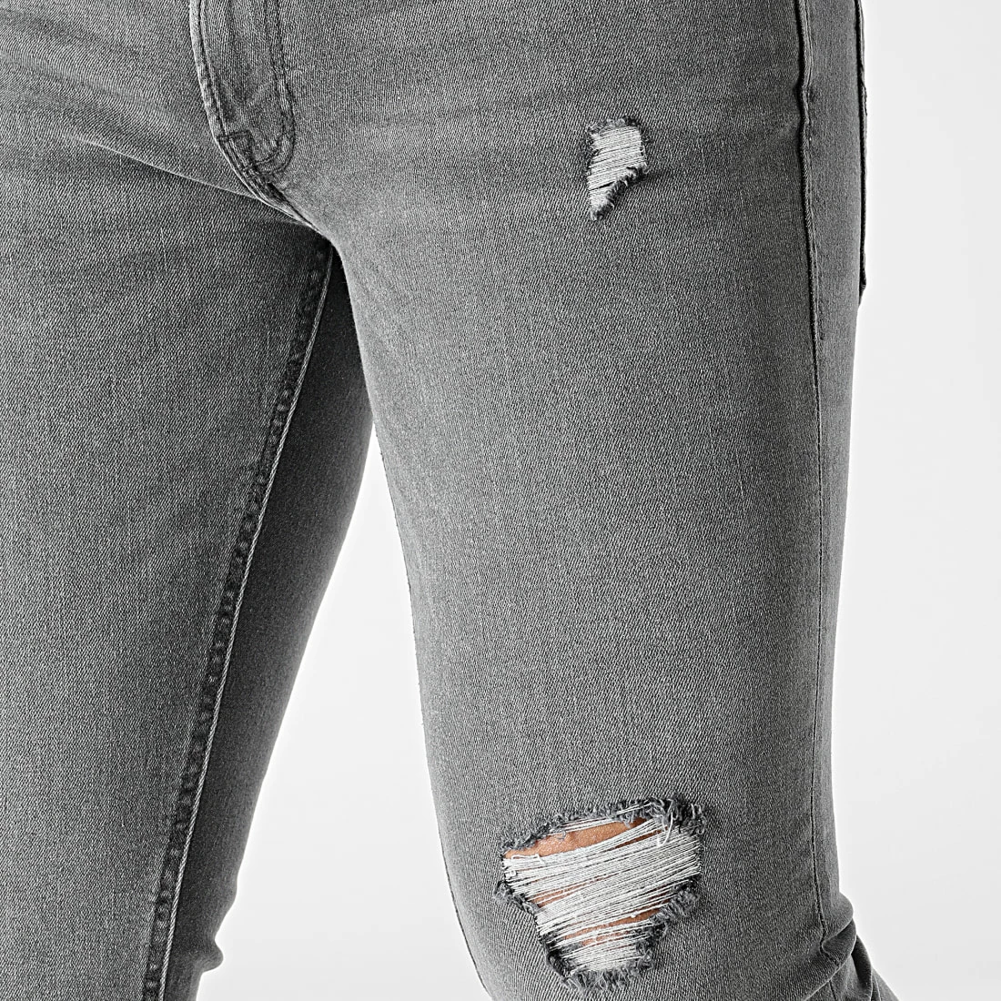 Meilleur prix 🔔 Jean Skinny Liam Original Gris de Jack And Jones ⭐ 2 Meilleur prix 🔔 Jean Skinny Liam Original Gris de Jack And Jones ⭐ – Image 2