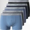 Meilleure vente 😍 Lot De 5 Boxers Serge Bleu MarineNoir Gris Chiné de Jack And Jones ❤️