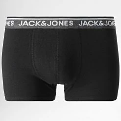 Meilleure vente ⌛ Lot De 5 Boxers Bullet Noir Gris Chiné de Jack And Jones 🔔 -Jack And Jones Soldes jack and jones 302209 12208754 LIGHT GREY MEL BLACK ME 20220215T173858 05