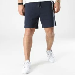 Coupon 👏 Short Jogging Steve Bleu Marine de Jack And Jones 🔔 -Jack And Jones Soldes jack and jones 302275 12200064 NAVY BLAZER 20220217T160620 03