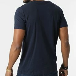 Sortie 🔥 Tee 👚 Shirt Gala Bleu Marine de Jack And Jones 😍 -Jack And Jones Soldes jack and jones 302337 12207396 NAVY BLAZER 20220210T132411 04