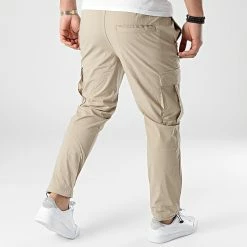 De gros 🤩 Jogger Pant Gordon Tech Beige de Jack And Jones 👏 -Jack And Jones Soldes jack and jones 302353 12201911 CROCKERY 20220216T152922 04