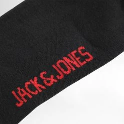 Meilleure vente ⭐ Lot Boxer Et Chaussettes Valentine Noir de Jack And Jones ❤️ -Jack And Jones Soldes jack and jones 302394 12205034 BLACK BLACK BI 20220408T111446 05