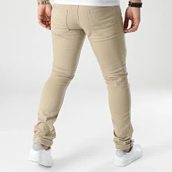Meilleure vente 🌟 Pantalon Chino Glenn Original Beige de Jack And Jones 🔥 -Jack And Jones Soldes jack and jones 302400 12201536 CROCKERY 20220216T152957 04