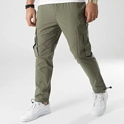 Tout neuf 🎉 Pantalon Cargo Gordon Tech Vert Kaki de Jack And Jones 💯