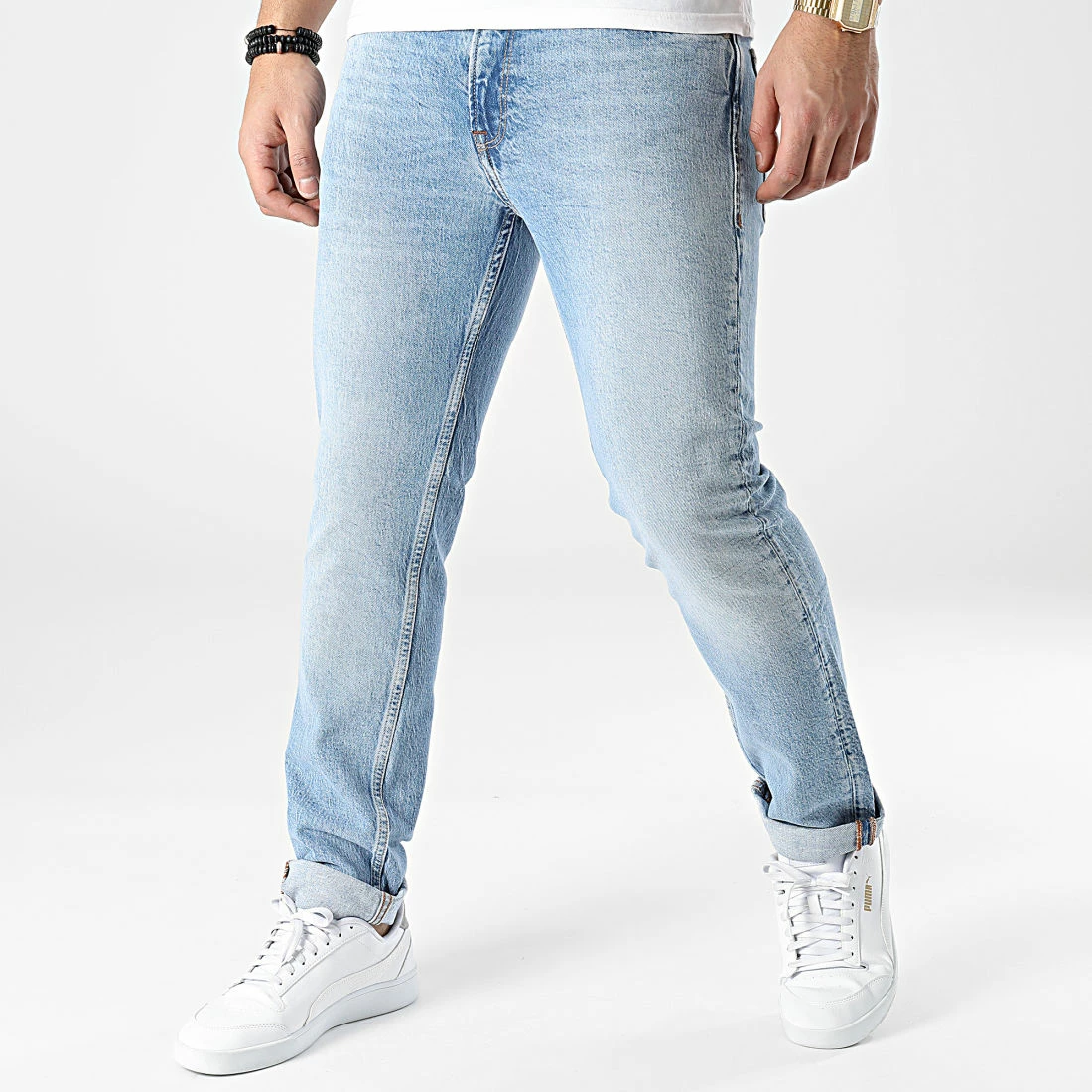 Vente flash ✨ Jean Regular Fit Clark Original Bleu Wash de Jack And Jones ⌛ 1 Vente flash ✨ Jean Regular Fit Clark Original Bleu Wash de Jack And Jones ⌛