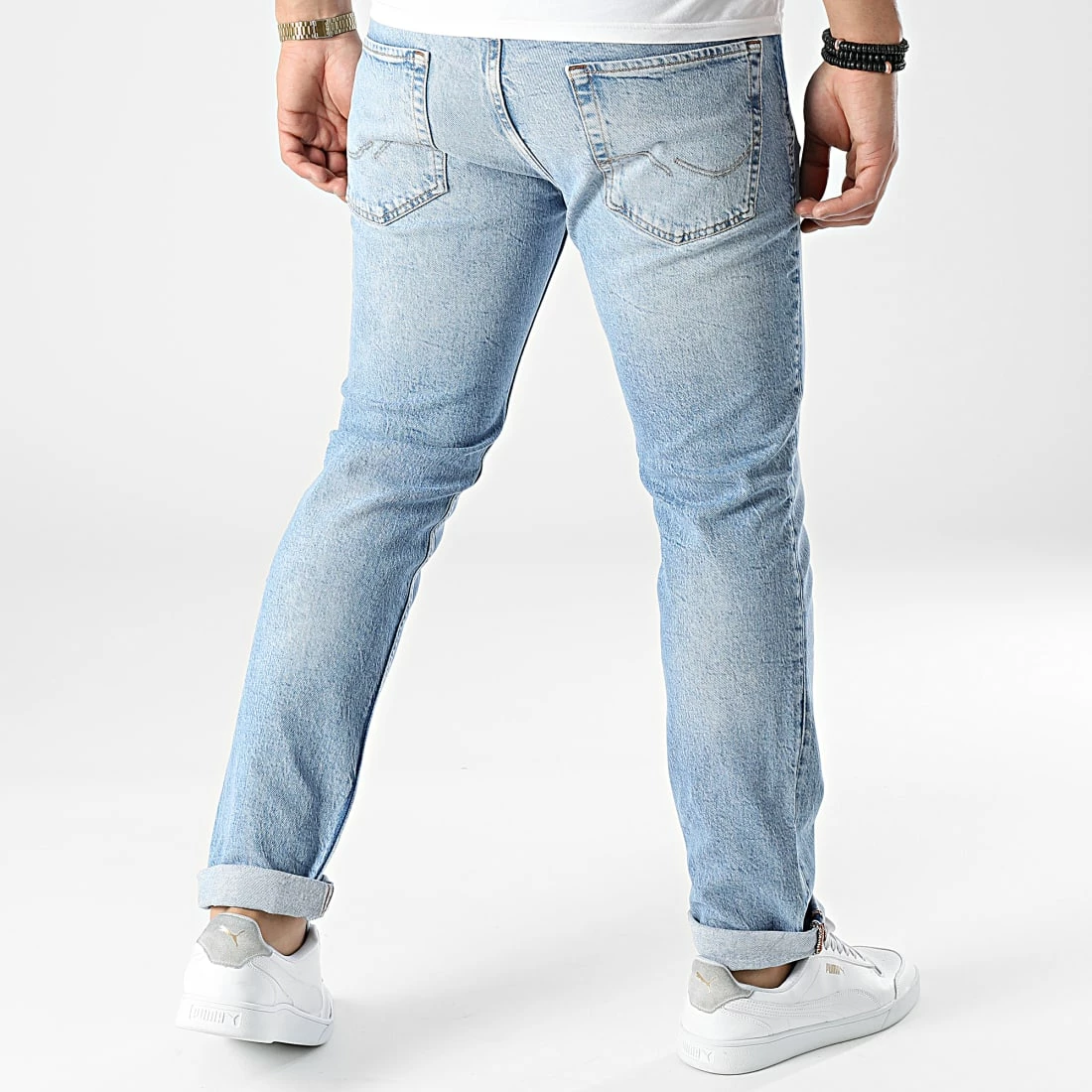 Vente flash ✨ Jean Regular Fit Clark Original Bleu Wash de Jack And Jones ⌛ 4 Vente flash ✨ Jean Regular Fit Clark Original Bleu Wash de Jack And Jones ⌛ – Image 4