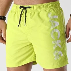 Grosses soldes 🔔 Short De Bain Crete Vert Anis de Jack And Jones 🥰