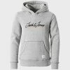 Tout neuf 🌟 Sweat Capuche Enfant Ortons Upscale Gris Chiné de Jack And Jones 😀