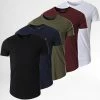 Acheter 💯 Lot De 5 Tee 👕 Shirts Oversize Brody Blanc Bleu Marine Noir Vert Kaki Bordeaux de Jack And Jones 🥰